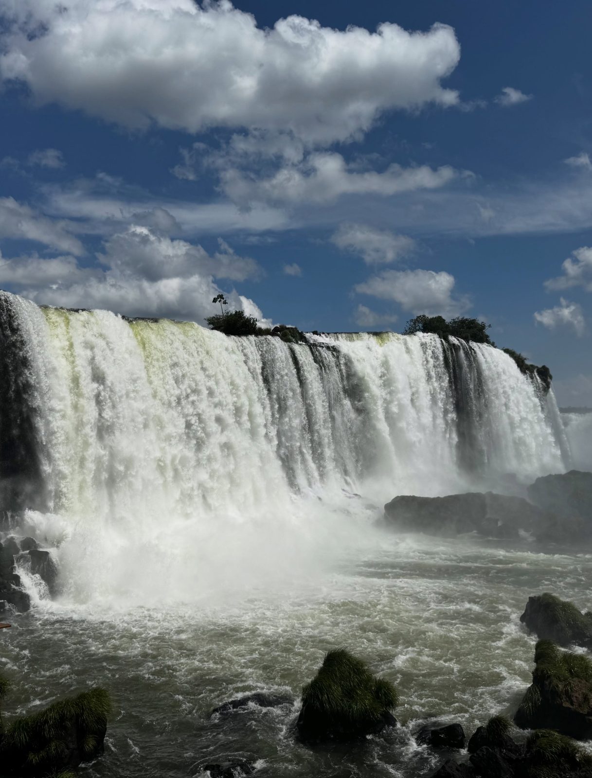 Die Wasserfälle von Foz do Iguaçu von der brasilianischen Seite